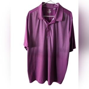 Cutter & Buck Men's DryTech Plum Polo Shirt XXL